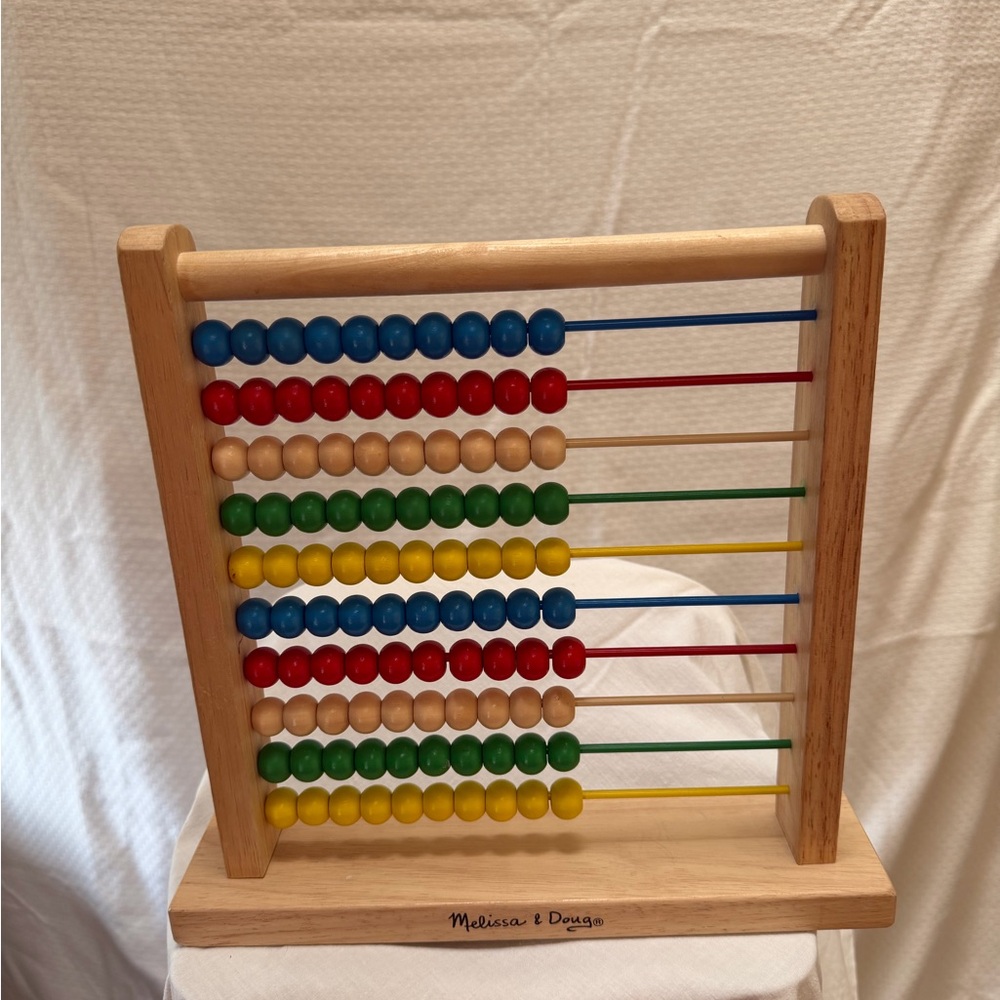 Melissa & Doug Colorful Wooden Abacus